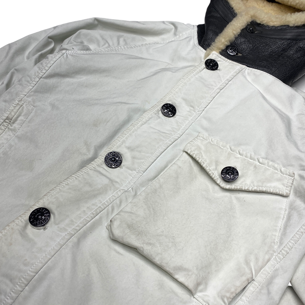 Stone Island 2017 Sherpa Sheepskin David TC Down Jacket