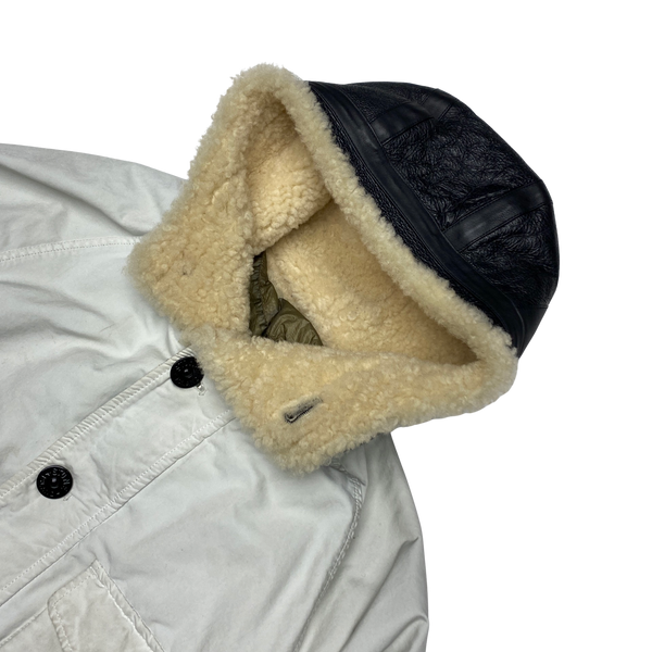 Stone Island 2017 Sherpa Sheepskin David TC Down Jacket