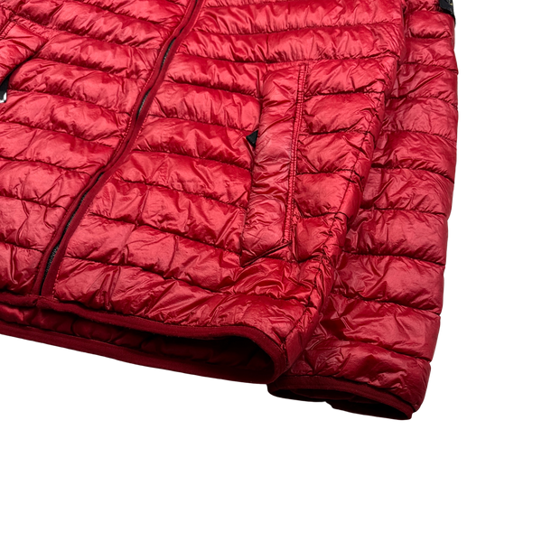 Stone Island 2015 Red Garment Dyed Puffer Jacket - Medium
