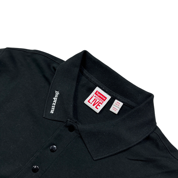 Polo lacoste sales x supreme