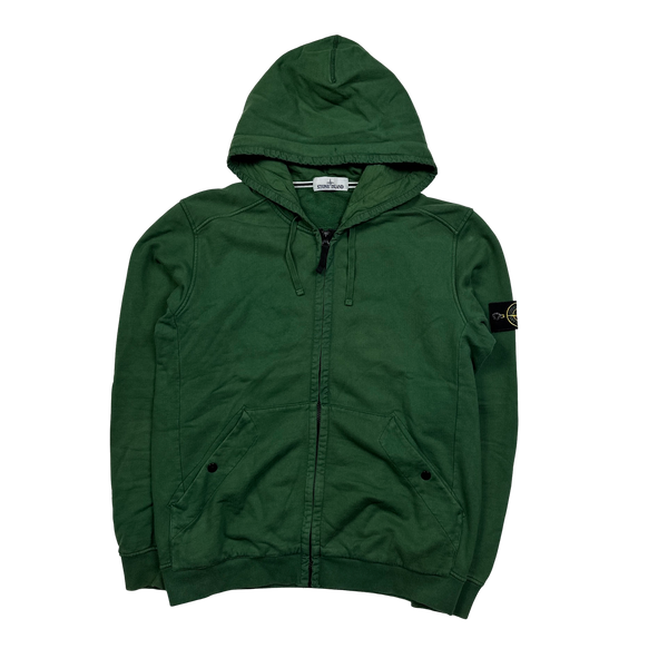 Stone Island 2015 Green Hoodie - XL