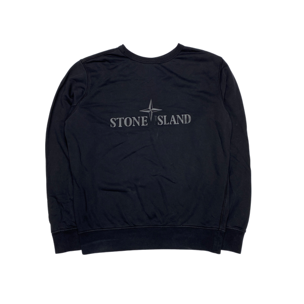 Stone Island Black Reversible Double Front Sweatshirt