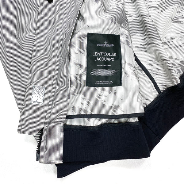 Stone Island Lenticular Jaquard Shadow Project Bomber Jacket