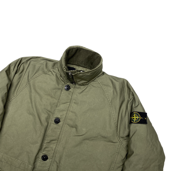 Stone Island Olive Down Filled David TC Jacket