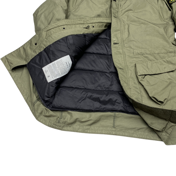 Stone Island Olive Down Filled David TC Jacket