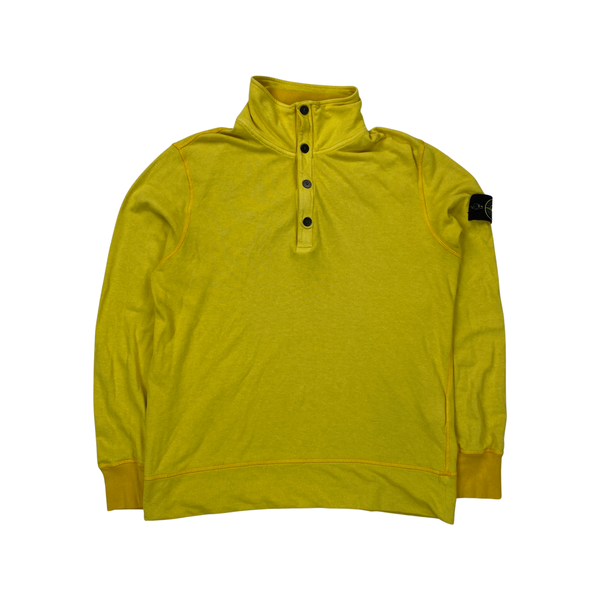 Stone Island 2011 Yellow Cotton Pullover Jumper