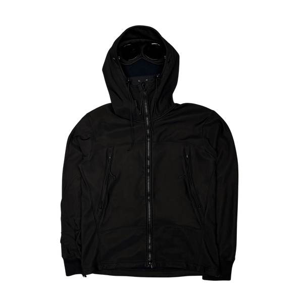 CP Company Black Comfort Shell Goggle Jacket