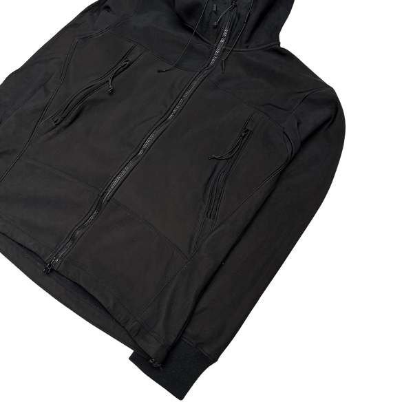 CP Company Black Comfort Shell Goggle Jacket