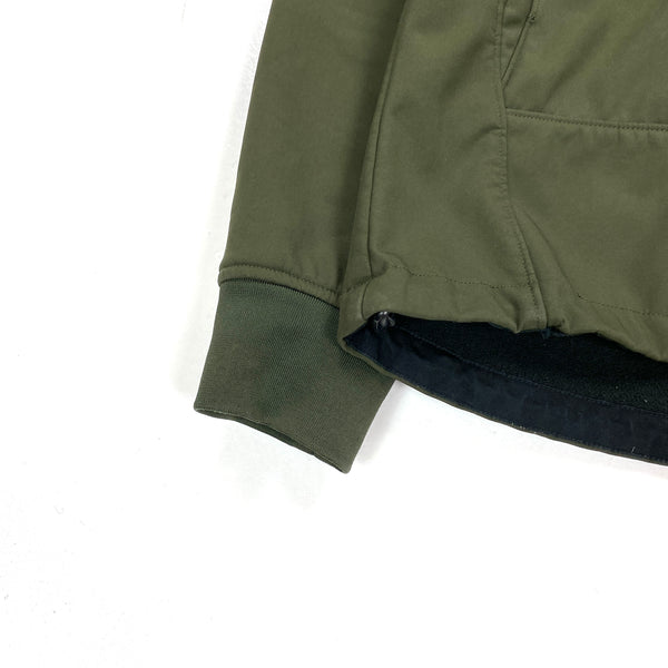 CP Company Khaki Green Fleece Lined Goggle Jacket