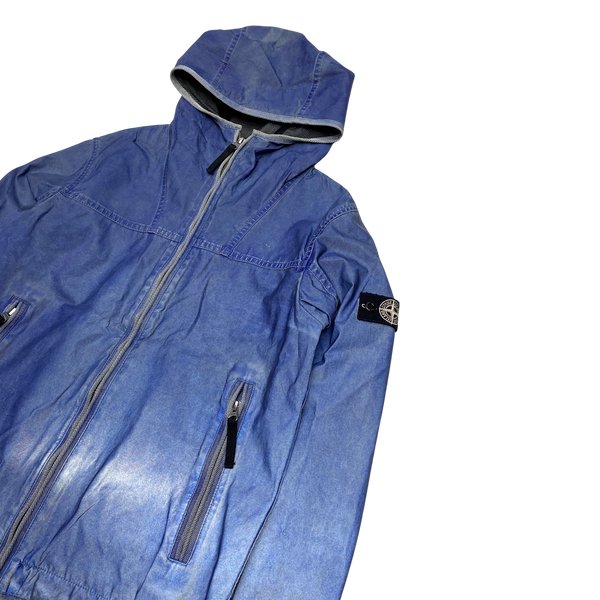 Stone Island 2011 Blue Liquid Reflective Jacket Mat s Island