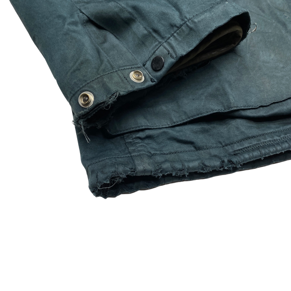 Stone Island Green Dutch Rope Raso Shoulder Badge Jacket