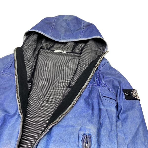 Stone Island 2011 Blue Liquid Reflective Jacket