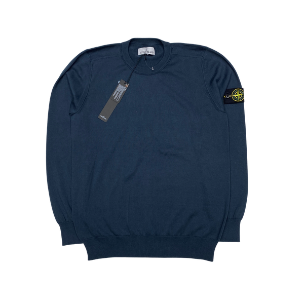 Stone Island 2021 Dark Navy Lightweight Knit