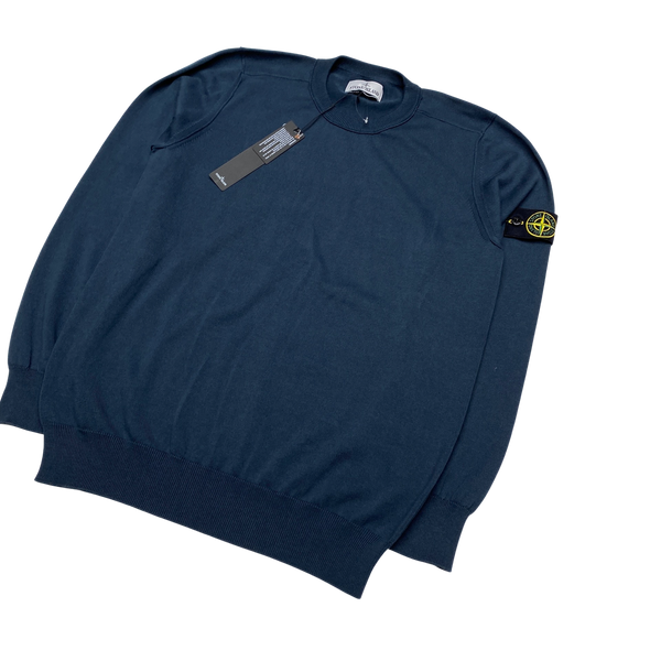 Stone Island 2021 Dark Navy Lightweight Knit