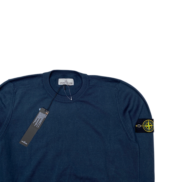 Stone Island 2021 Dark Navy Lightweight Knit