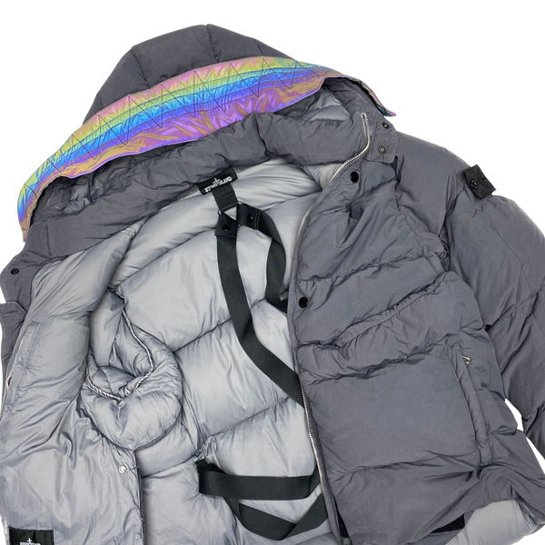 Stone Island Grey Naslan Light Down Filled Puffer