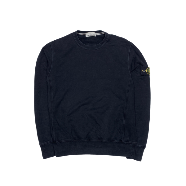 Stone Island Black 2017 Cotton Crewneck Sweatshirt