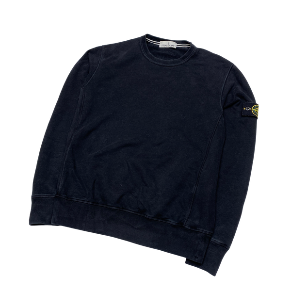 Stone Island Black 2017 Cotton Crewneck Sweatshirt