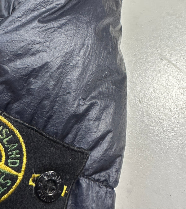 Stone Island 2012 Navy Garment Dyed Puffer Jacket - Small