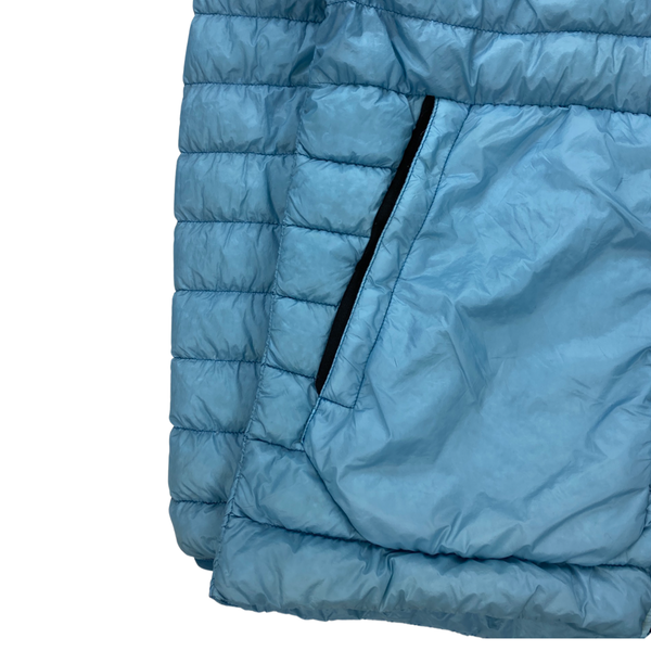 Stone Island Light Blue Micro Yarn Down Jacket