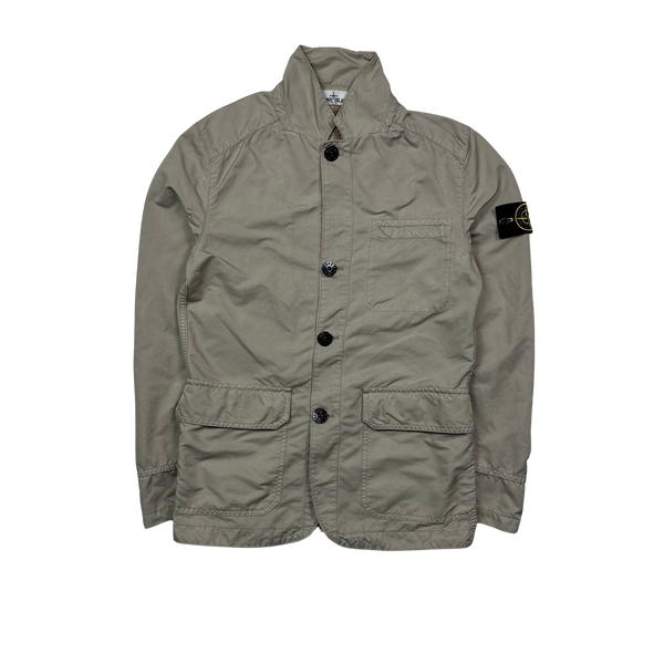 Stone Island 2012 Beige David TC Blazer Jacket - Small