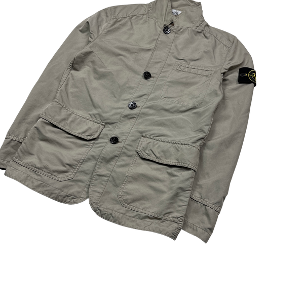 Stone Island 2012 Beige David TC Blazer Jacket - Small
