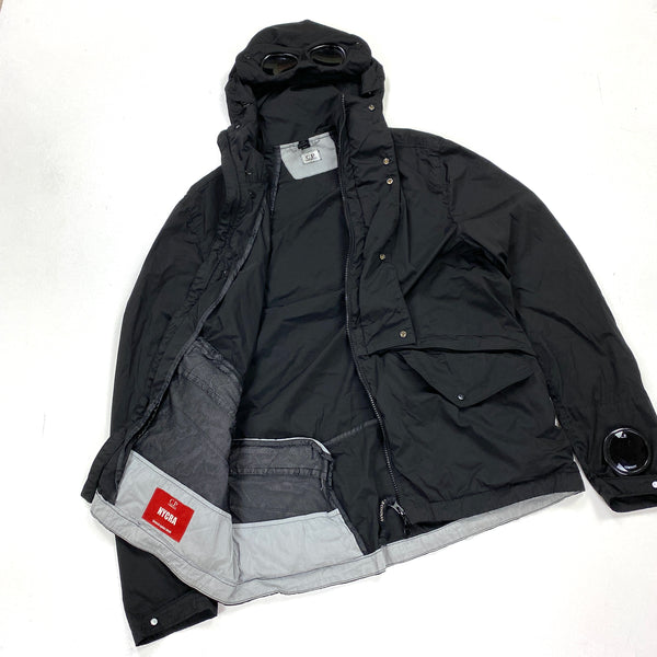 CP Company Black Nycra Goggle Jacket