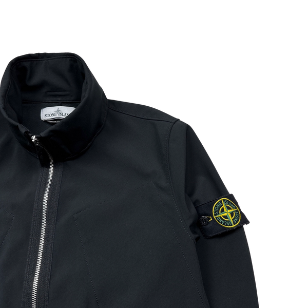 Stone Island 2019 Black Light Soft Shell R Summer Jacket - Small