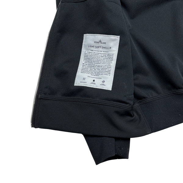 Stone Island 2019 Black Light Soft Shell R Summer Jacket - Small