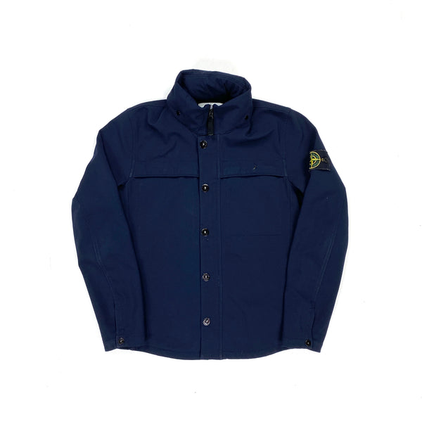Stone Island Navy 2013 Fleece Lined Soft Shell Jacket