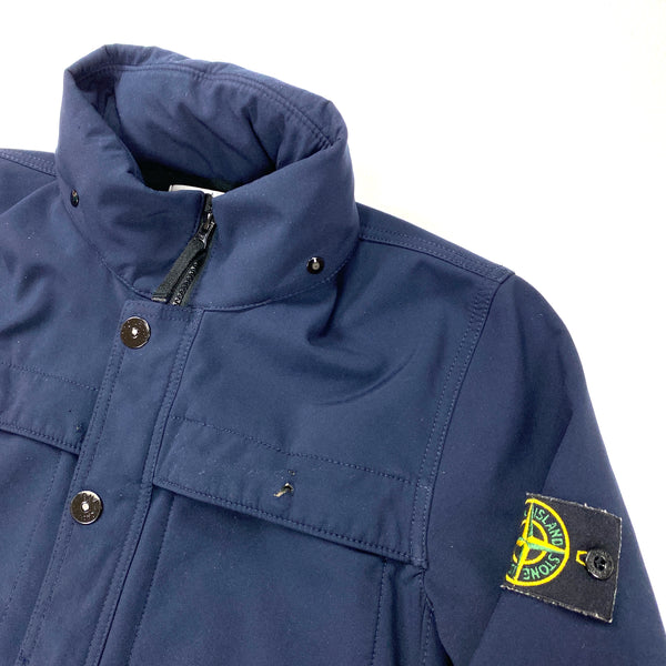 Stone Island Navy 2013 Fleece Lined Soft Shell Jacket