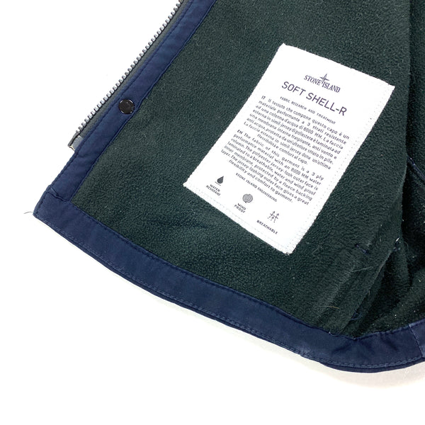 Stone Island Navy 2013 Fleece Lined Soft Shell Jacket