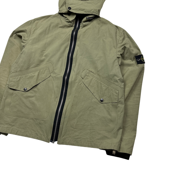 Stone Island SS 2003 Beige Ventile Cotton Jacket - Large