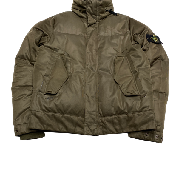 Stone Island 2010 Khaki Weatherproof Down Jacket