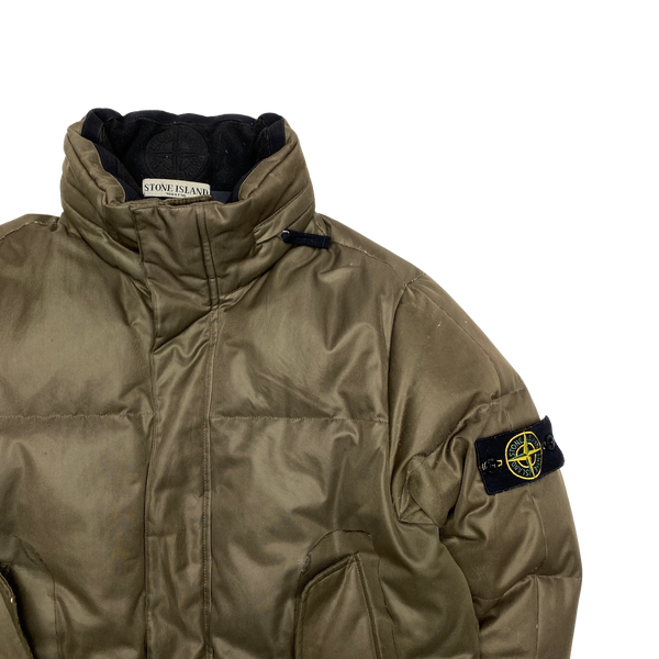 Stone Island 2010 Khaki Weatherproof Down Jacket