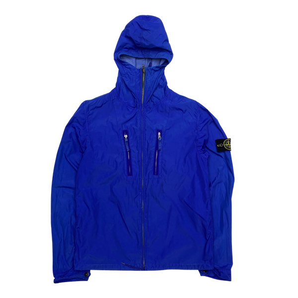 Stone Island 2008 Blue Laminated Nylon Jacket