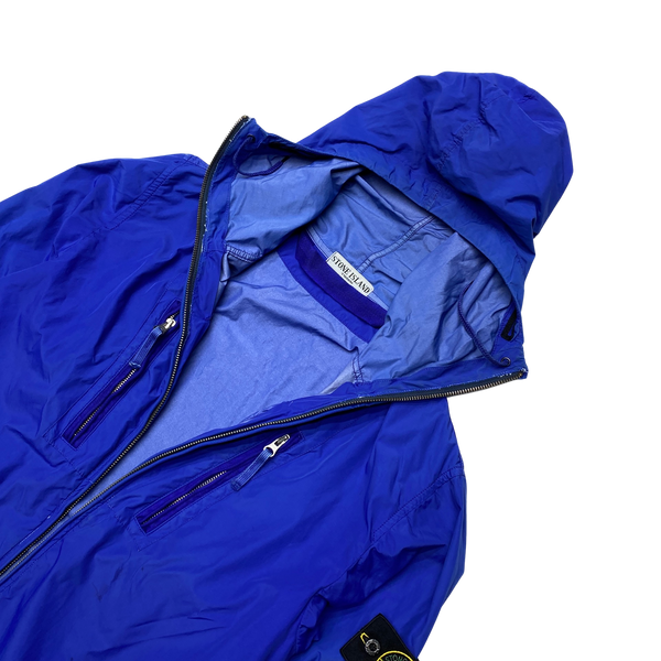 Stone Island 2008 Blue Laminated Nylon Jacket
