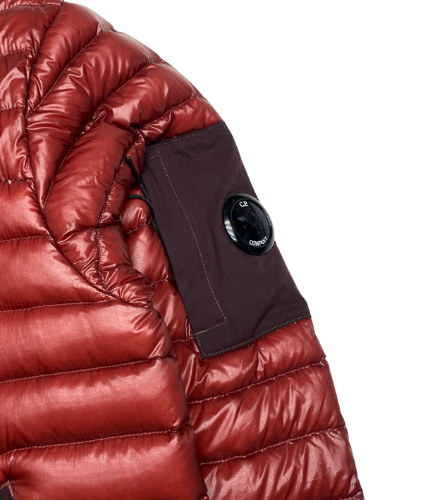 CP Company Deep Red DD Shell Puffer Jacket