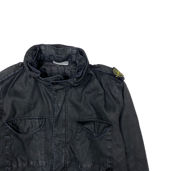 Stone Island 2008 Lino Flax Shoulder Badge Jacket