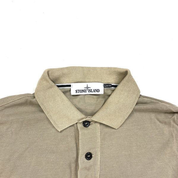 Stone Island Beige Cotton Longsleeve Top