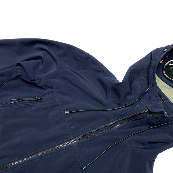 CP Company Navy Blue Lightweight Goggle Soft Shell