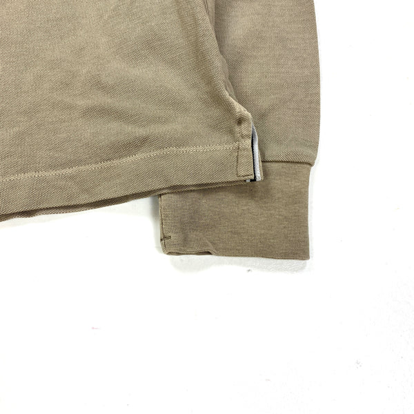 Stone Island Beige Cotton Longsleeve Top