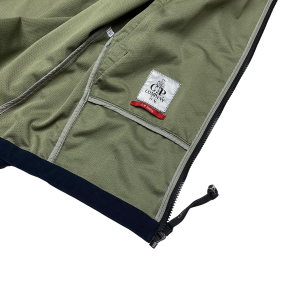 CP Company Navy Blue Lightweight Goggle Soft Shell