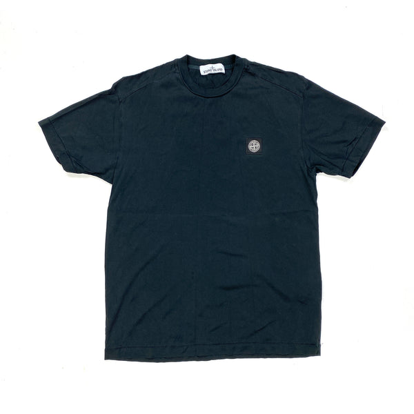 Stone Island Black Cotton T Shirt