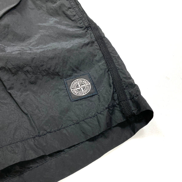 Stone Island Black Nylon Metal Swim Shorts