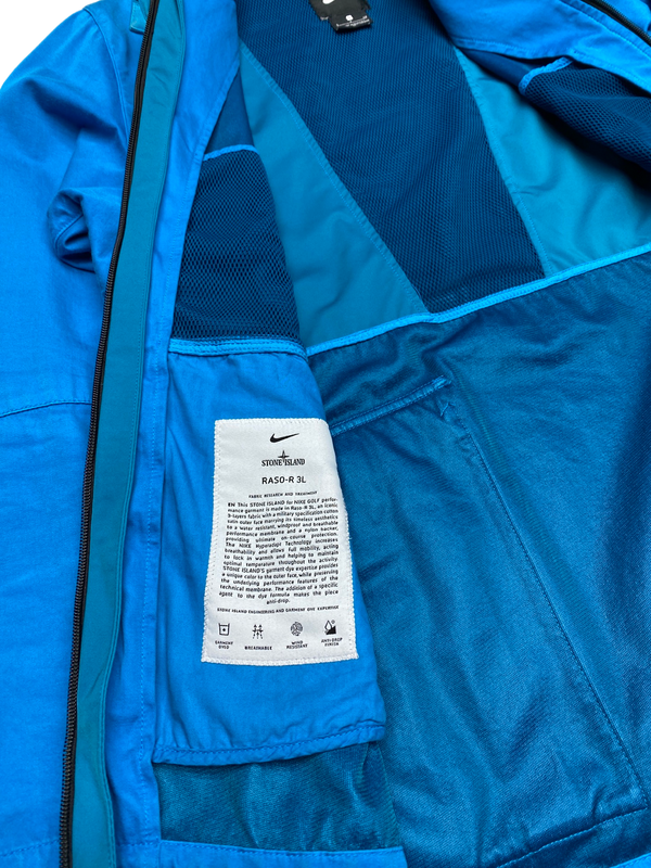 Stone Island x Nike Blue Raso R Windbreaker Jacket