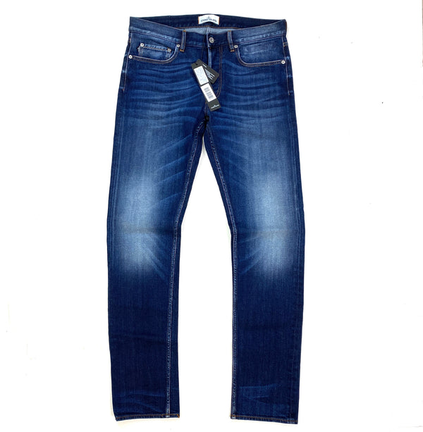 Stone Island Blue Denim Slim Jeans