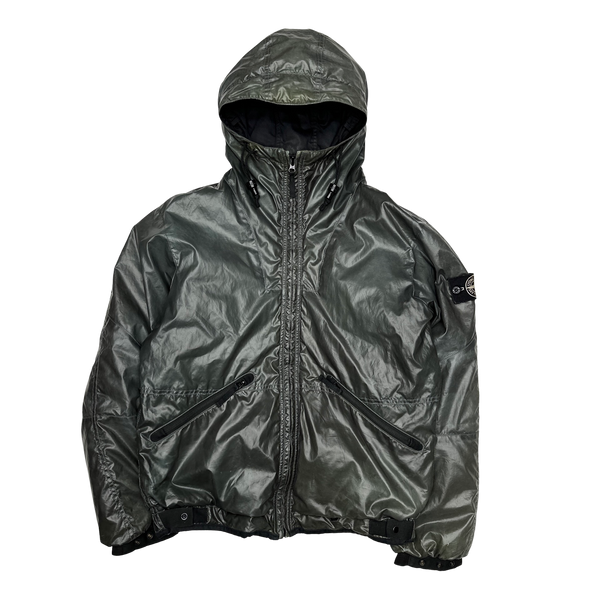 Stone Island Grey Blue Colour Changing Ice Jacket