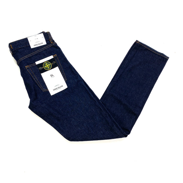 Stone Island Dark Blue Denim Jeans