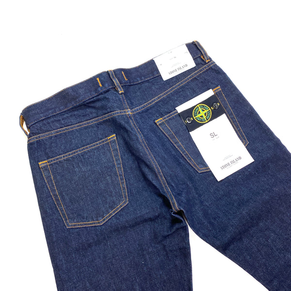 Stone Island Dark Blue Denim Jeans